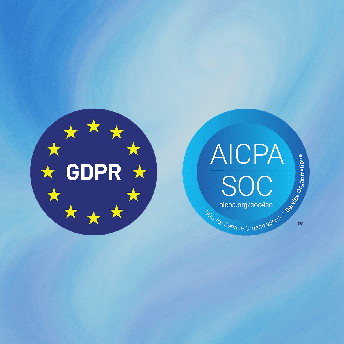 Secure compliance dashboard showing enterprise-grade security features and regulatory certifications