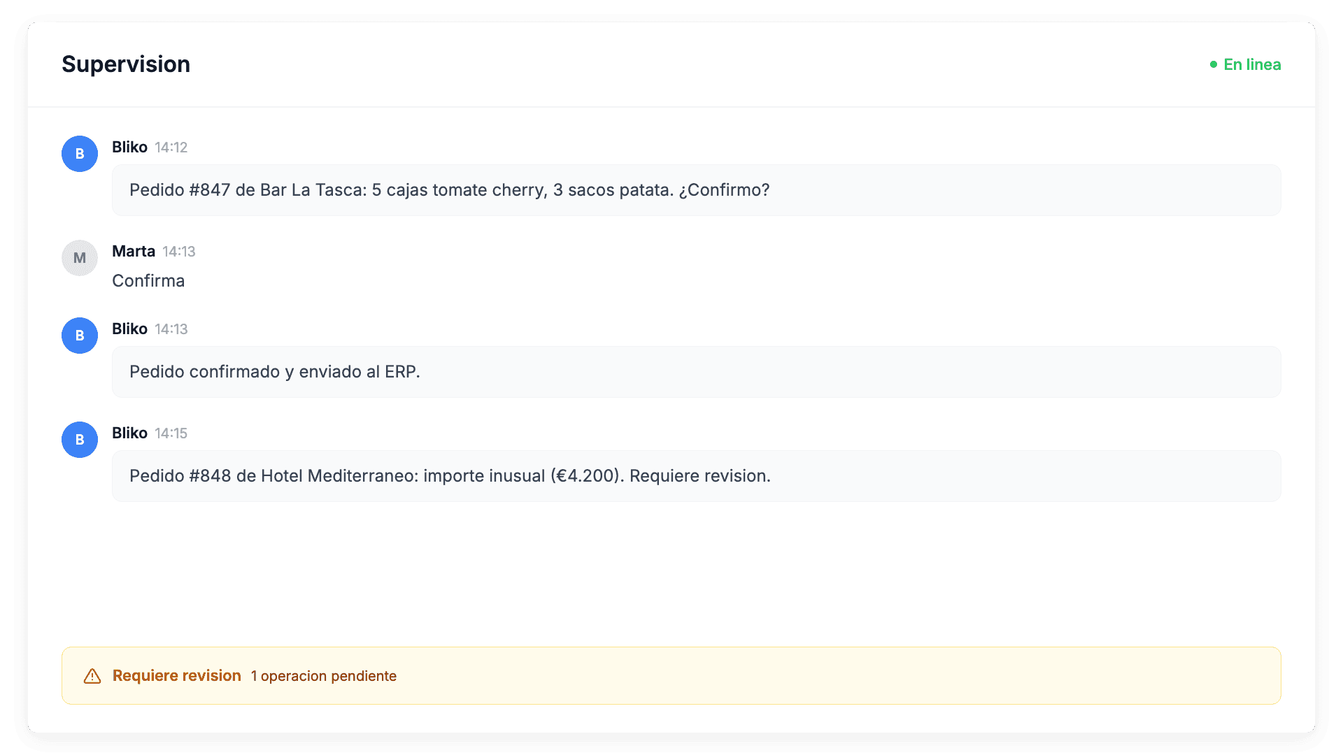 Supervisión humana cuando tú decides